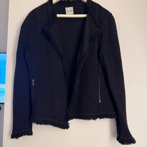 Black sweater jacket